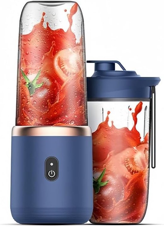 Standmixer，mix- Und Smoothie-mixer Mit 2 X 400 Ml Bechern，tragbarer Mini-mixer，geeignet Zur Zubereitung Von Säften，smoothies Und Milchshakes