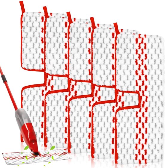 5er-pack Ersatzmopps，passend Für Vileda 1-2 Spraymax，mikrofaser，für Alle Bodenarten Geeignet