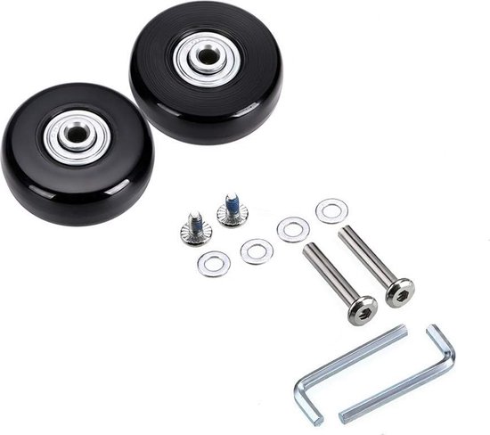 2er-set Kofferrollen，ersatzrollen Für Koffer，50 Mm X 18 Mm，kofferrollen-ersatzset