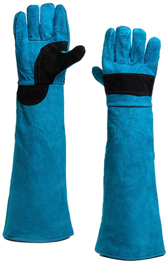 Paar Bissfeste Handschuhe 45 Cm Rosenhandschuhe Gartenhandschuhe Lang Für Den Umgang Mit Tieren Schweißen