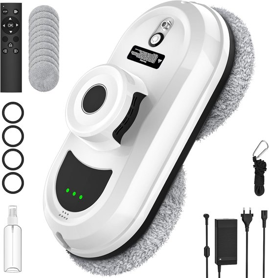 Fensterreiniger，fensterputzroboter，fensterreinigungsroboter 5600 Pa，automatischer Fensterreiniger，3 Reinigungsmodi，fernbedienung Und 10 Tücher