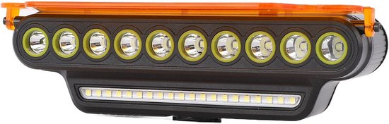 Hochleistungs-led-fahrradfrontlicht, Drahtlose Fernbedienung, Multifunktionale Frontlichtabdeckung Mit Smart-display Und Powerbank.