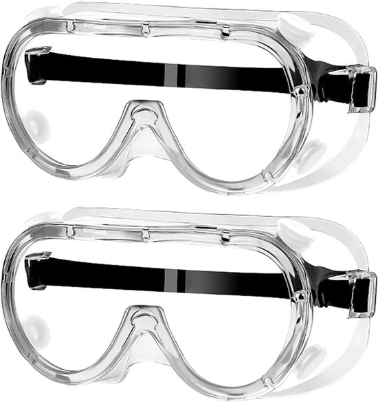 Verbesserte Zweiteilige Schutzbrille – Industriebrille, Kratzfest, Für Gelegenheitsarbeiten, Chemikalien, Maschinenbau Und Baustellen