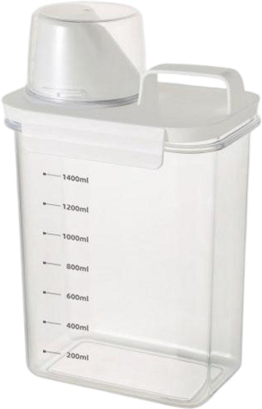 Waschmittelbehälter 1800 Ml，auslaufsichere Aufbewahrungsbox Für Waschmittel，waschpulverbehälter，waschmittelbehälter Für Waschpulver