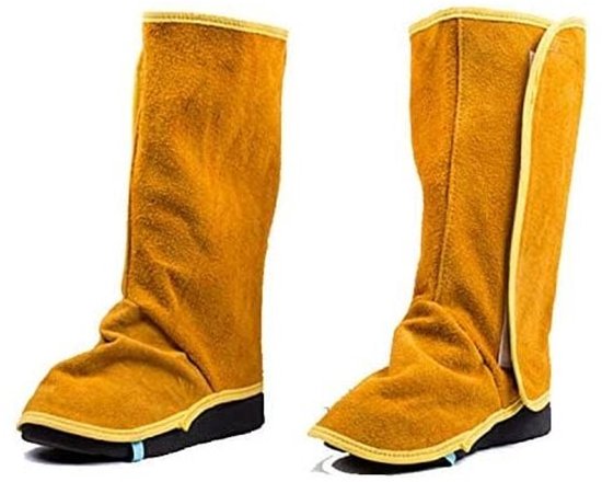 Schweißerstiefel Aus Leder – Hitze- Und Abriebfest – Einheitsgröße