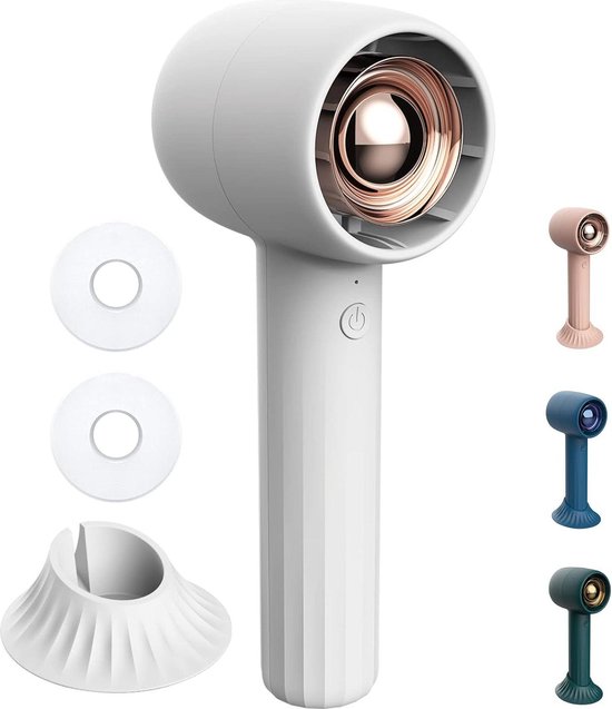 Tragbarer Handventilator Mit Aromatherapie，2000 Mah，usb-aufladbar，3 Geschwindigkeitsstufen，make-up Und Zur Persönlichen Kühlung