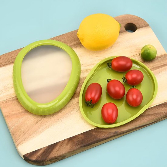 Aufbewahrungsbehälter，set Mit 4 Silikon-aufbewahrungsboxen Für Obst Und Gemüse Für Den Kühlschrank，silikon-aufbewahrungsbox Für Avocados