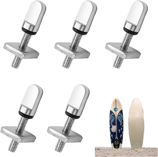 5 Stück Surfbrettschrauben，longboard-dailleron-schrauben，surfbrett-edelstahlschrauben M4，zubehör Aus Edelstahl Für Surfbretter
