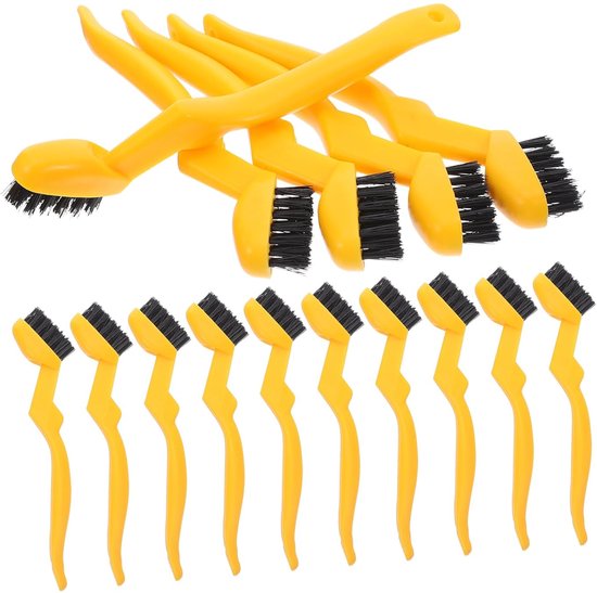 30 Stück Mini-reinigungsbürsten Aus Nylon，industrielle Nylon-scheuerbürsten Mit Komfortablem Griff
