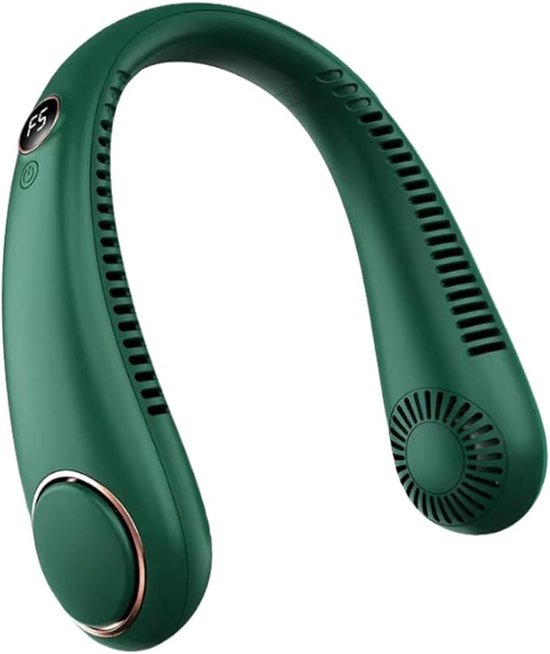 Wiederaufladbarer Nackenventilator Per Usb，3 Geschwindigkeitsstufen，persönliche Kühlung Für Zuhause Und Büro