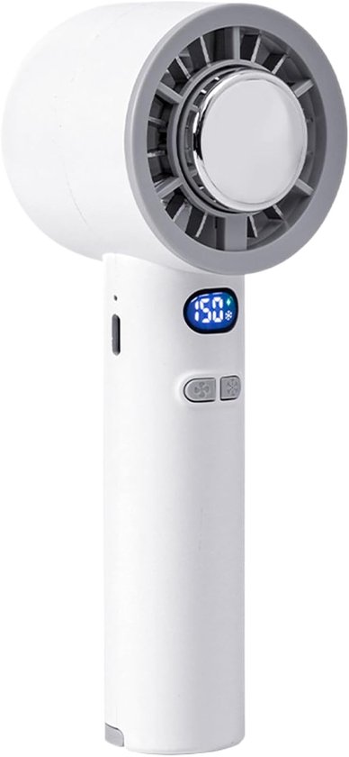 Tragbarer Handventilator，leistungsstarker Kleiner Handventilator，batteriebetriebener，verstellbarer Luftkühler Mit Led-anzeige Für Männer