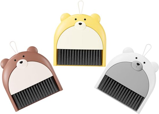 3-teiliges Mini-kehrset Mit Kehrschaufel Und Besen Für Jungen Und Mädchen，kompaktes Und Niedliches Schreibtisch-reinigungsset Für Die Kleinen