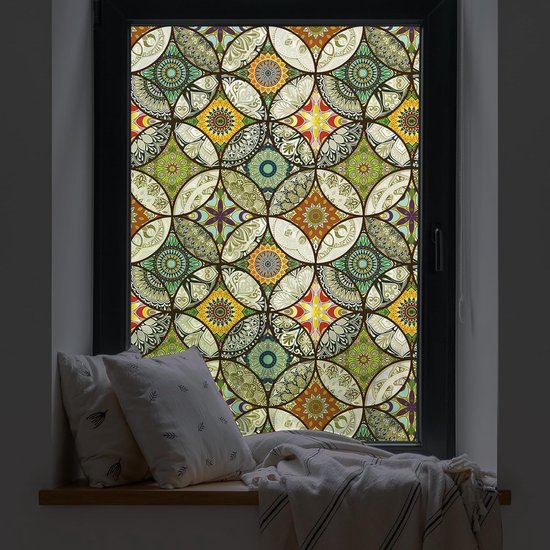Dekorfolie，fensteraufkleber (gelb，44,5 X 200 Cm)