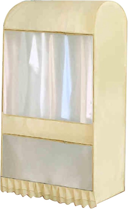 Kleidersack Mit Sichtfenster – Baumwolle – Mehrfarbig – 100 Cm