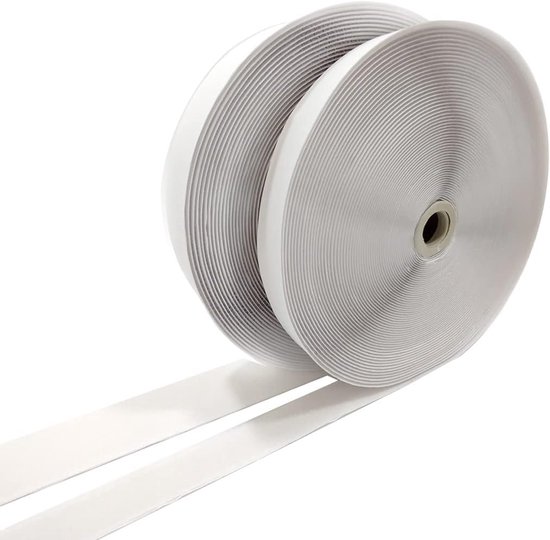 50 Meter，befestigungsband Zum Kleben Von Vorhängen，klettverschluss (2 X 25 M，20 Mm)
