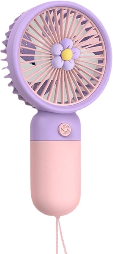 Taschenventilator，wiederaufladbarer Ventilator，kleiner Kühlventilator，batteriebetriebener Ventilator Mit Blumenmotiv Für Mädchen