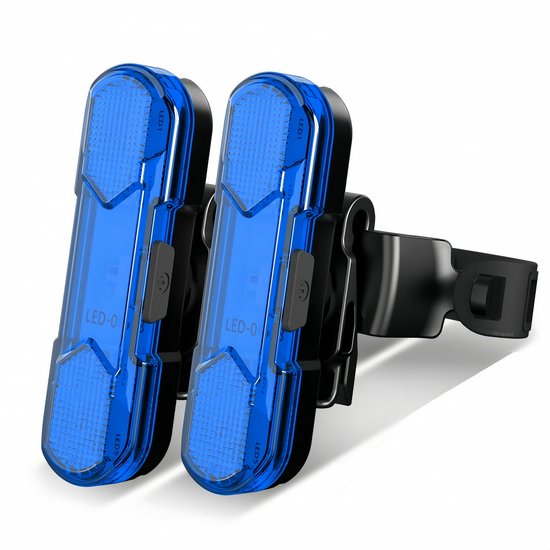 Usb-wiederaufladbares Fahrradrücklicht – Led – Wasserdicht – 4 Lichtmodi