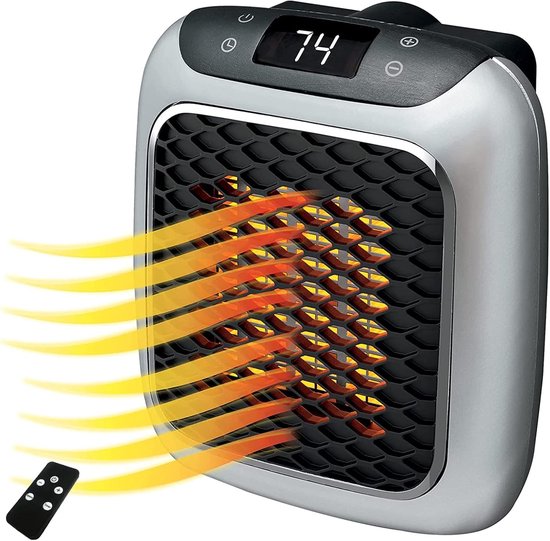 Ptc-mini-heizgerät，geräuschloses Heizen，timer，2 Heizstufen