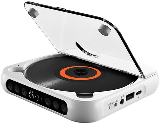 Externer Auto-cd-player Mit Usb-schnittstelle，integriertem Lcd-bildschirm，2000-mah-akku Und Einer Akkulaufzeit Von Bis Zu 7 Stunden