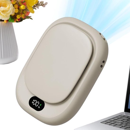Tragbarer Ventilator，5-in-1 (für Nacken，hand Oder Mit Clip)，wiederaufladbarer Mini-ventilator，4 Einstellbare Windgeschwindigkeiten