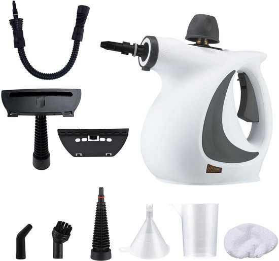Dampfreiniger – Handdampfreiniger – Fleckenentferner – Boden, Bad, Küche – Teppichreiniger – 1050 W