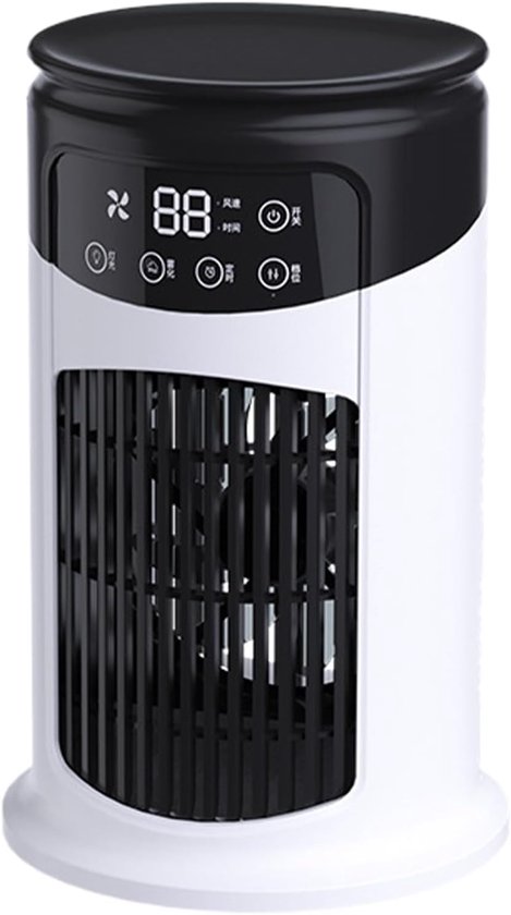 Tragbare Klimaanlage – Mini-ventilator – Persönliche Kühlung – 300-ml-tank – 18,5 X 17 X 18,5 Cm