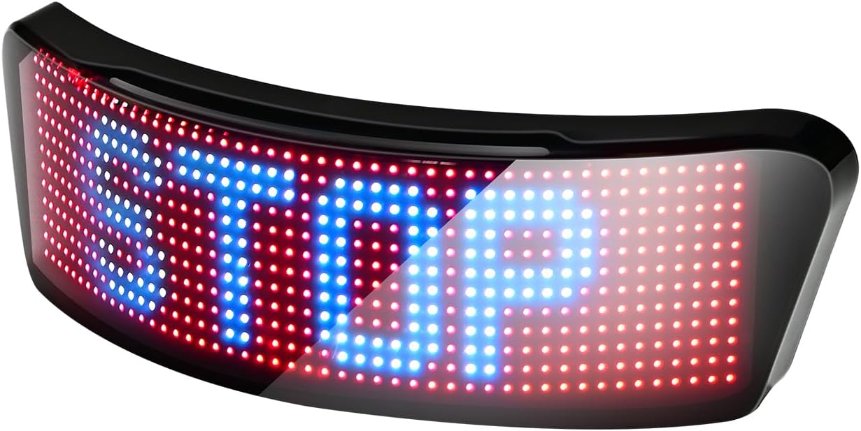 Led-helm Mit Vollfarbdisplay, App-gesteuerter Geschwindigkeitsanzeige Und Musikrhythmus, Geeignet Für Erwachsene (männer Und Frauen).