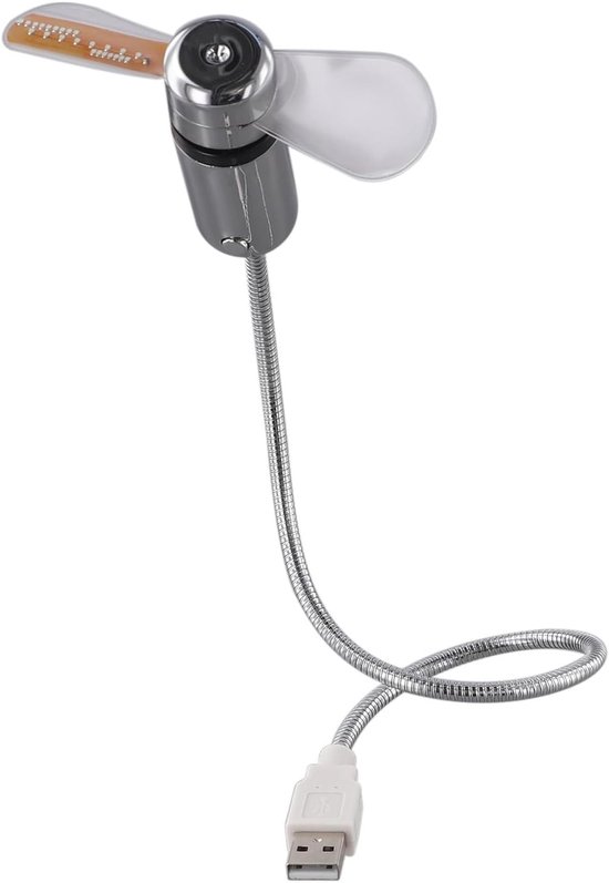 Computerlüfter，usb，mit Led-zeitanzeige，ideal Für Desktop-pcs，laptops Und Tablets