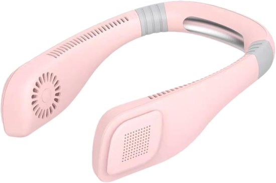 Nackenventilator-klimaanlage，tragbarer Nackenventilator Für Den Nacken，freihändiger Nackenventilator Für Persönliche Kühlung，pink
