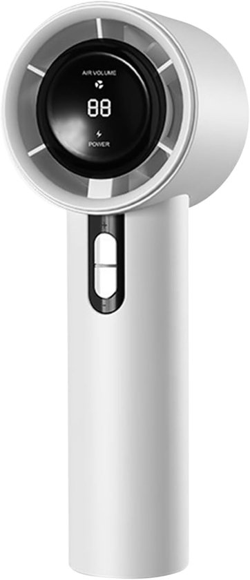 Handventilator，tragbarer Ventilator，100 Geschwindigkeitsstufen，usb-tischventilator Mit Digitalanzeige Für Den Außenbereich