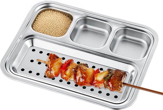 Unterteilte Saucenplatte，unterteilte Dip-schalen Für Bbq-gewürze，servierschalen Für Saucen