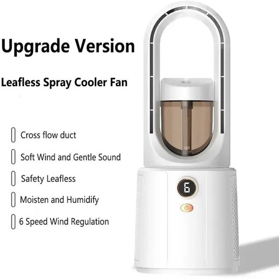 Luftkühler Und Luftbefeuchter – Tischventilator – Luftbefeuchter Und Luftkühler – Usb-ventilator – Klimaanlage Fürs Schlafzimmer
