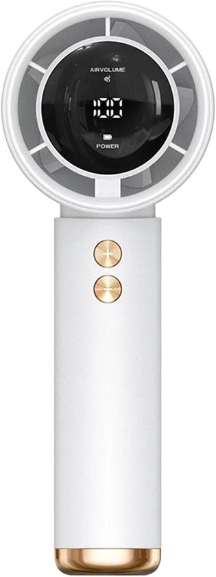 Tragbarer Handventilator，wiederaufladbarer Turboventilator，leistungsstarker Kabelloser Luftzirkulator，15,8 X 6 X 5,8 Cm