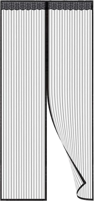 1 Stück Magnetisches Fliegengitter，türvorhang Gegen Mücken，magnetischer Netzvorhang，magnetische Fliegengittertür (schwarz)