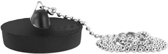 Abflussstopfen，waschbeckenstopfen，universeller Badewannenstopfen，mit Edelstahlkette Und Haken，haushalt (größe 45 Mm Bis 47 Mm，kettenlänge 40 Cm)