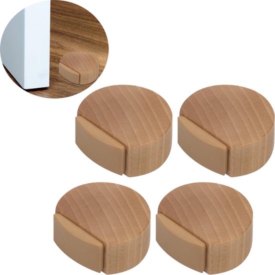 4 Türstopper，holz