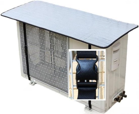Staubschutzhülle Für Klimaanlagen-außengerät，passend Für 1-teiliges Gerät (85 X 40 Cm)，doppellagige Luftpolsterfolie Mit 7 Mm Aluminiumfolie