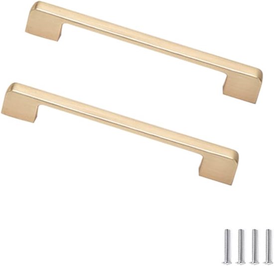 2 Möbelgriffe – Küchengriffe – Türgriffe – Kommoden, Kleiderschränke, Schubladenschränke – Türknöpfe – 128 Mm