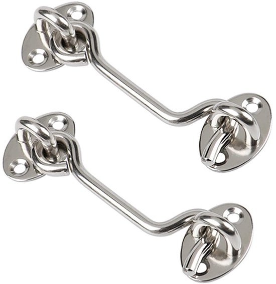 Kabinenhaken – Windhaken – Türhaken – Fensterhaken – Fensterhaken – Fensterbefestigungen – 7,5 Cm