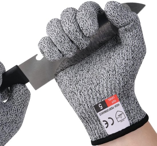 Arbeitshandschuhe，schnittfeste Handschuhe Für Damen，2 Paar，schnittschutzklasse 5，geeignet Für Küche，outdoor-aktivitäten