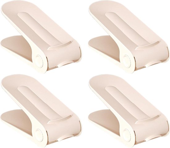 Schuhregal-organizer – Schuhstapel – Platzsparend – Verstellbar – 4-teilig – Mehrfarbig