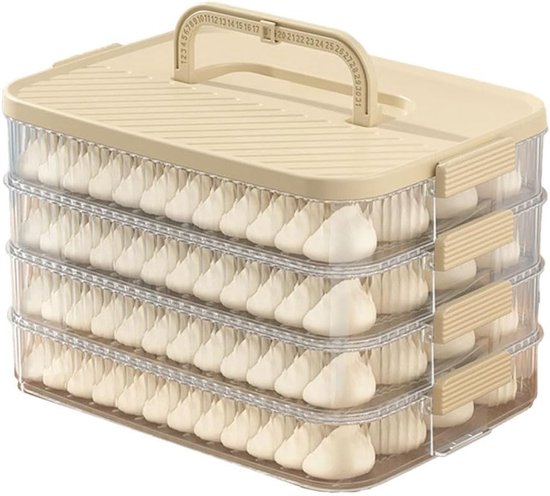 Aufbewahrungsbox Für Teigtaschen – Mehrschichtig – Hält Frisch