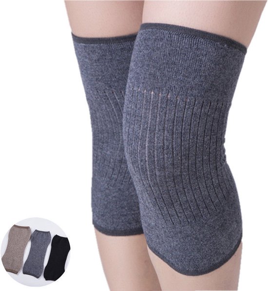 Elastische Kniebandage, Wärmende Knieabdeckung, Wärmeisolierung, Unisex - M