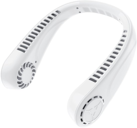 Tragbarer Nackenventilator, Verstellbarer, Klingenloser Ventilator Mit 1200-mah-akku Für Büro, Zuhause Und Outdoor-aktivitäten