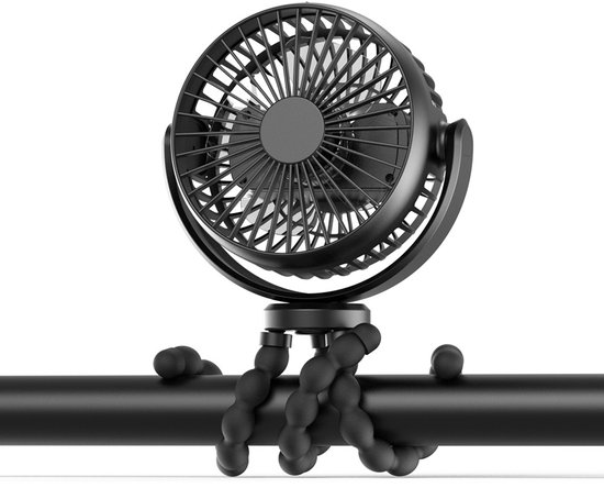 Leiser, Tragbarer Usb-ventilator, Mini-ventilator Mit Flexiblem Ständer, Wiederaufladbar Für Autositz, Zelt, Büro Und Schlafzimmer