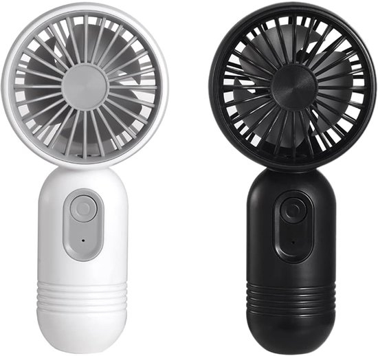 Mini-tragbarer Ventilator Im 2er-pack，kleiner Batteriebetriebener Usb-taschenventilator，büro Und Outdoor-aktivitäten