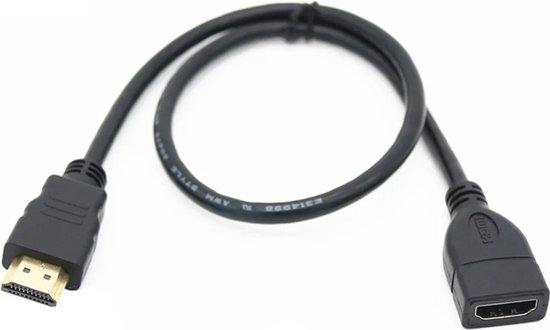 B40 30 Cm Hdmi-verlängerungskabel-adapter, Hdmi-stecker Auf Hdmi-buchse, Full Hd 1080p