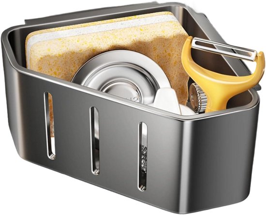 Küchenabtropfgestell – Spülbecken-organizer – Küchenorganisation – Platzsparendes Design – 16,9 X 13,5 Cm – Mehrfarbig