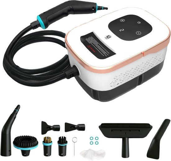 Handdampfreiniger – Dampfreiniger – Gründliche Reinigung Für Zuhause – 15 Sekunden Aufwärmzeit – 1,6-liter-tank – Weißgold