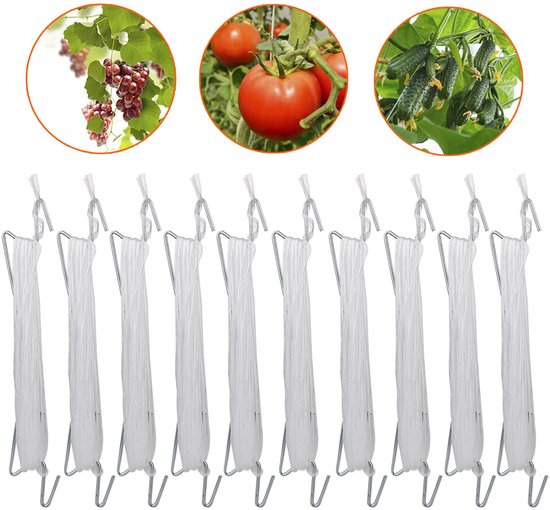 Rewytaz – Robustes Tomatenhaken-set Mit Pflanzenclips Und Seil